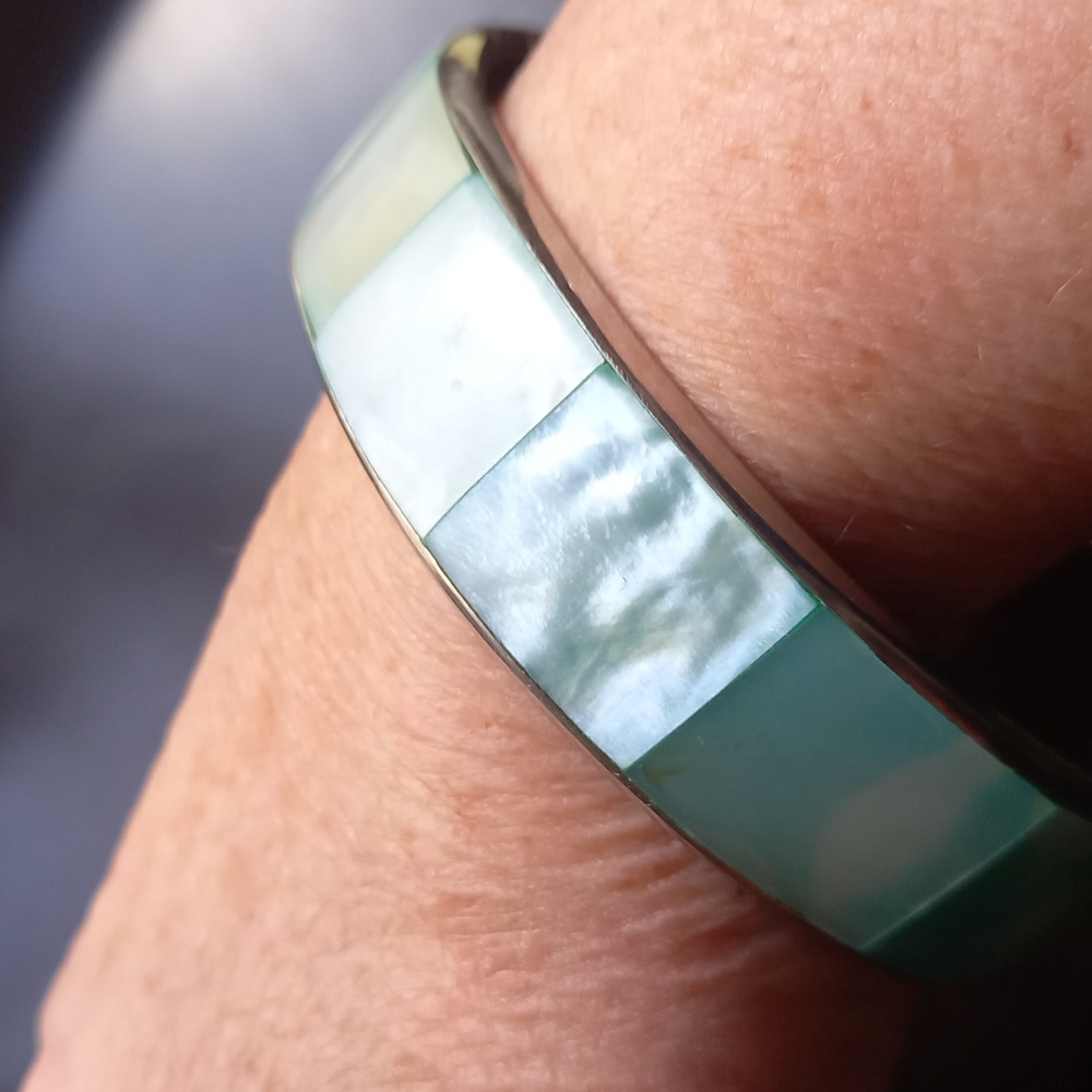 Vintage Blue shell Bracelet